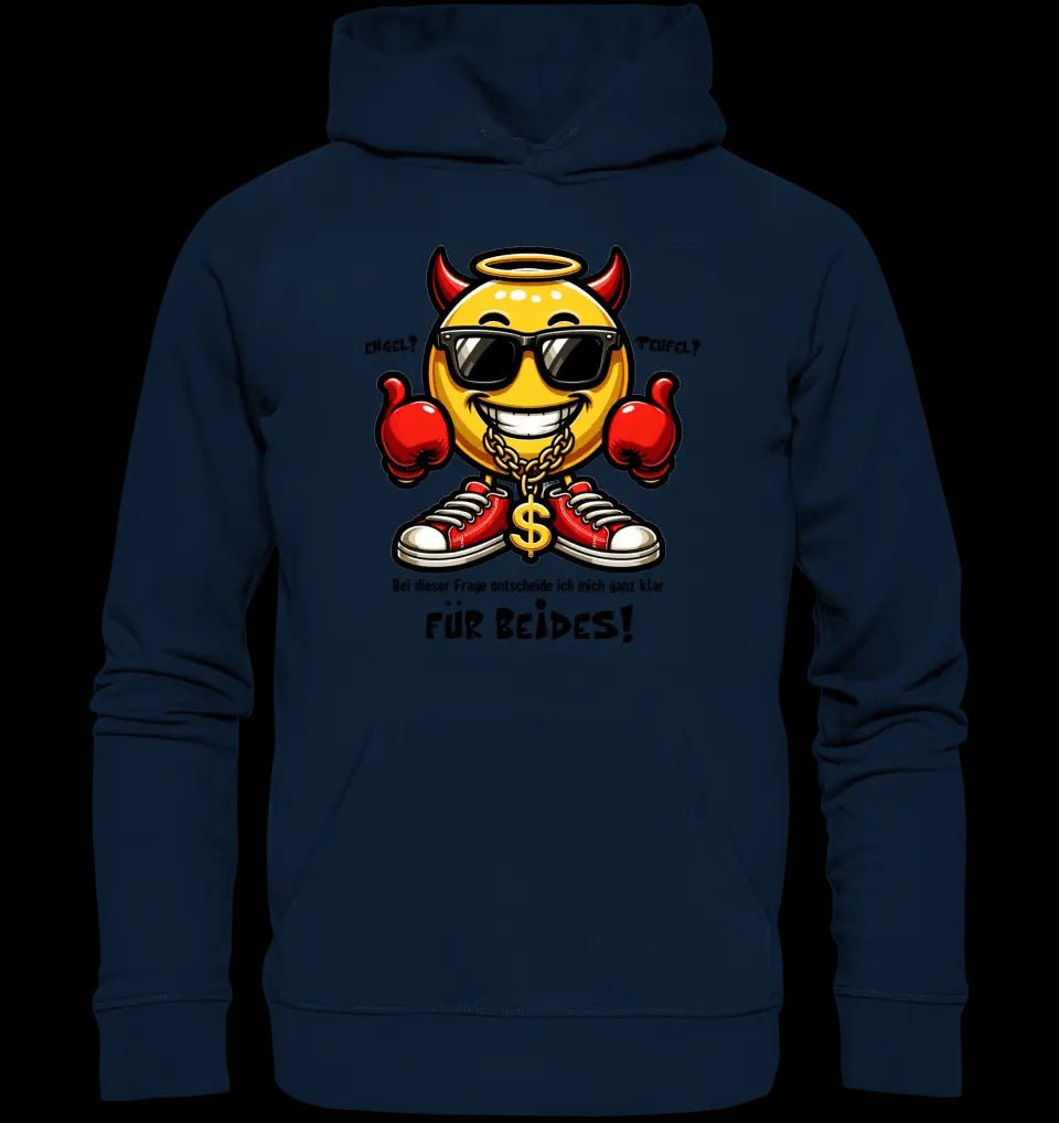 Engel? Teufel? Beides! • Unisex Premium Hoodie XS-5XL aus Bio-Baumwolle für Damen & Herren • Exklusivdesign • personalisiert