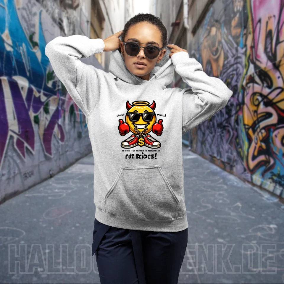 Engel? Teufel? Beides! • Unisex Premium Hoodie XS-5XL aus Bio-Baumwolle für Damen & Herren • Exklusivdesign • personalisiert