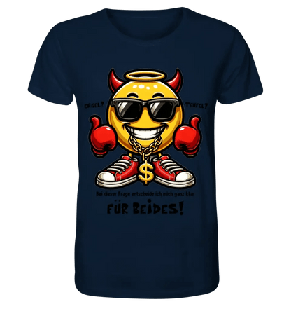 Engel? Teufel? Beides! • Unisex Premium T-Shirt XS-5XL aus Bio-Baumwolle für Damen & Herren • Exklusivdesign • personalisiert