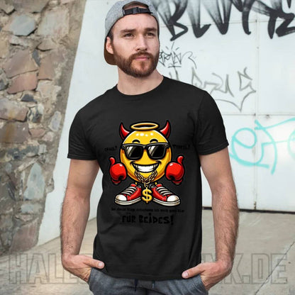 Engel? Teufel? Beides! • Unisex Premium T-Shirt XS-5XL aus Bio-Baumwolle für Damen & Herren • Exklusivdesign • personalisiert