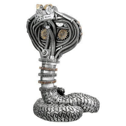 Figur Kobra Steampunk Cobra, H.30,5 cm • Skulptur • Wohndeko