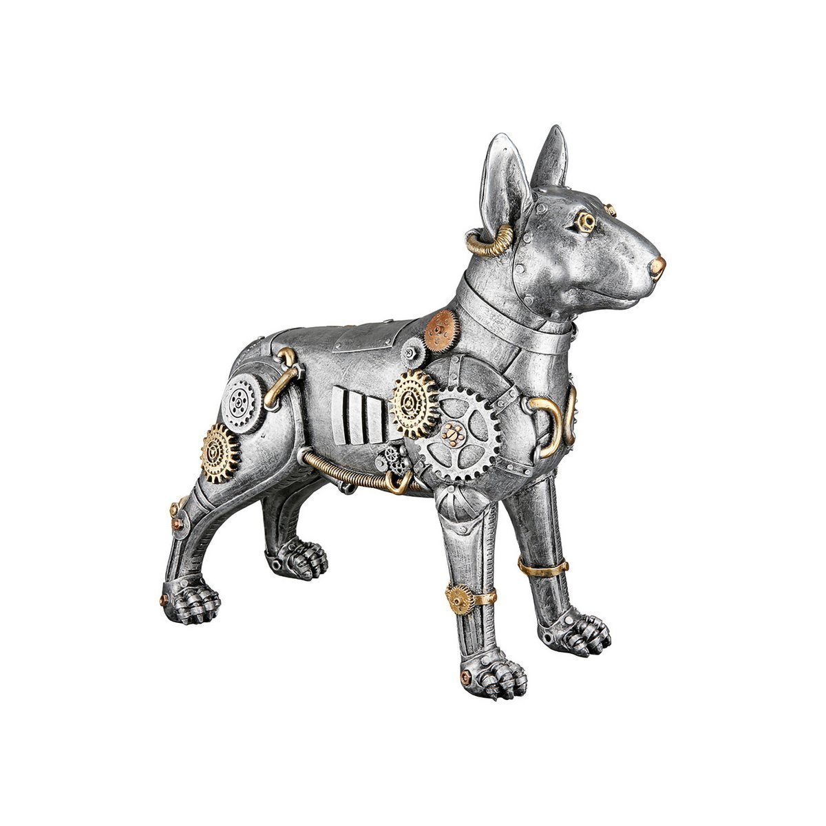 Figur Pitbull Steampunk pitbull H.29 cm • Skulptur • Wohndeko