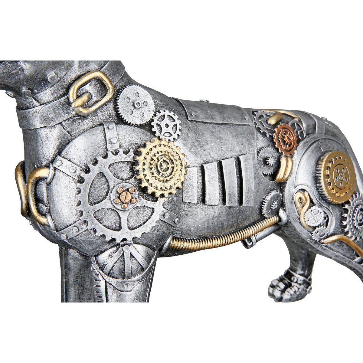 Figur Pitbull Steampunk pitbull H.29 cm • Skulptur • Wohndeko