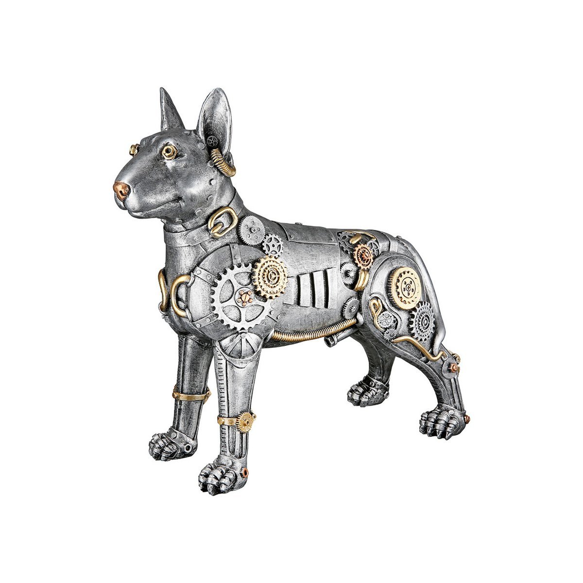 Figur Pitbull Steampunk pitbull H.29 cm • Skulptur • Wohndeko