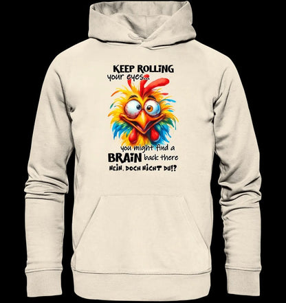 Find a brain!? • Unisex Premium Hoodie XS-5XL aus Bio-Baumwolle für Damen & Herren • Exklusivdesign • personalisiert