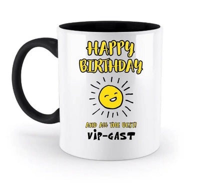 Geburtstag Design 2 • zweifarbige Tasse • Exklusivdesign • personalisiert