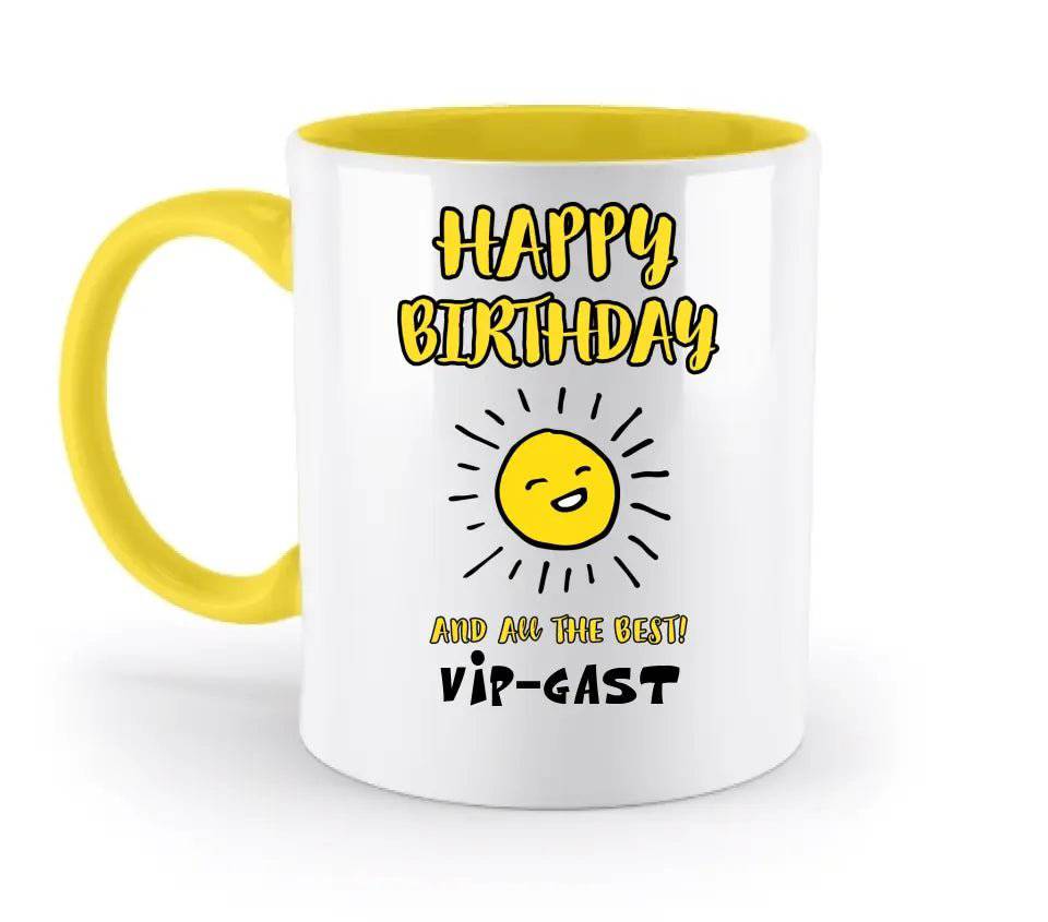 Geburtstag Design 2 • zweifarbige Tasse • Exklusivdesign • personalisiert