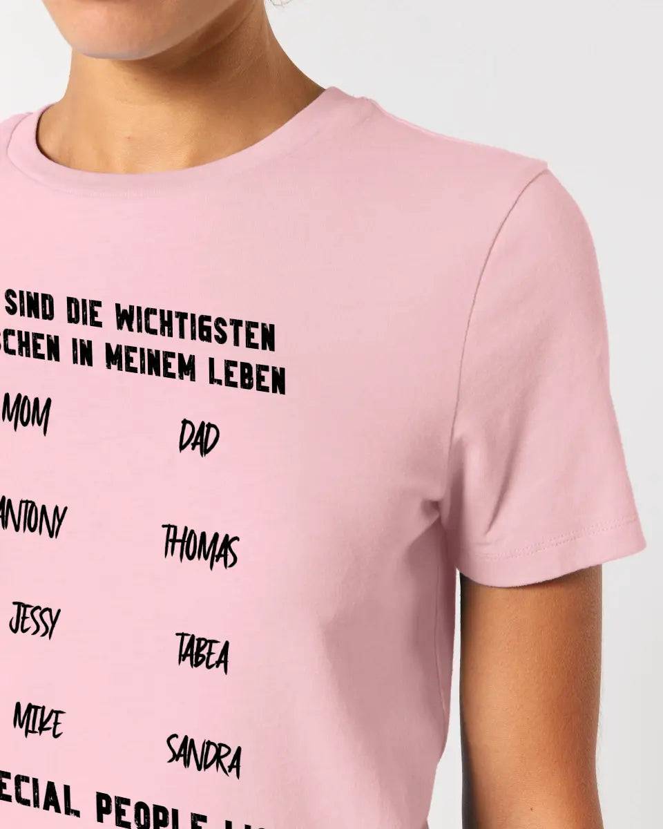 Gestalte den Text - Ladies Premium T-Shirt XS-2XL aus Bio-Baumwolle für Damen