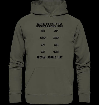 Gestalte den Text - Unisex Premium Hoodie XS-5XL aus Bio-Baumwolle für Damen & Herren