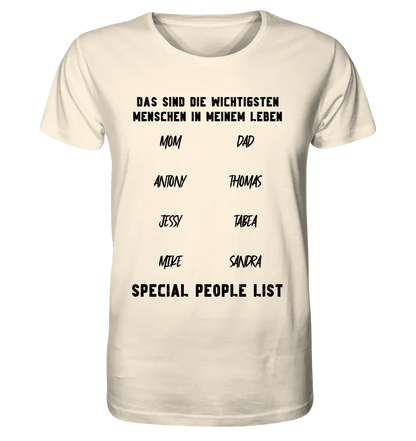 Gestalte den Text • Unisex Premium T-Shirt XS-5XL aus Bio-Baumwolle für Damen & Herren • Exklusivdesign • personalisiert