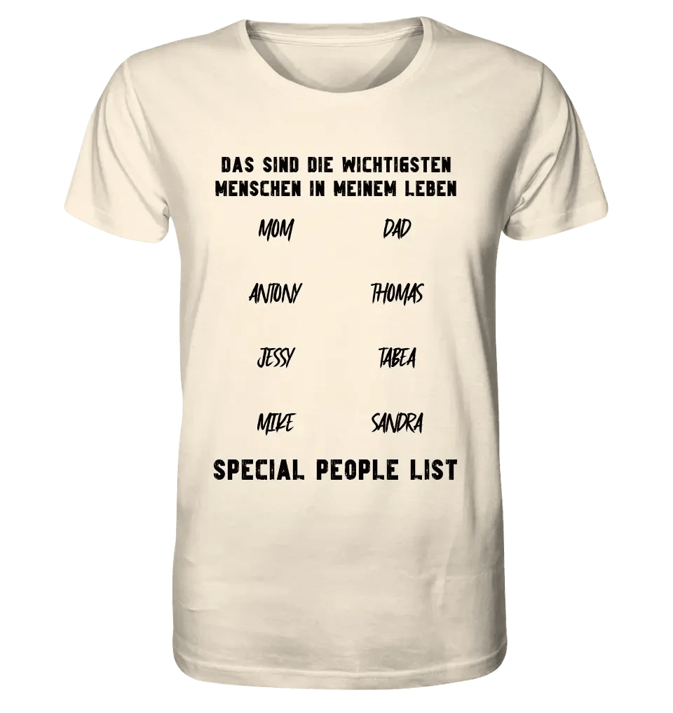 Gestalte den Text • Unisex Premium T-Shirt XS-5XL aus Bio-Baumwolle für Damen & Herren • Exklusivdesign • personalisiert