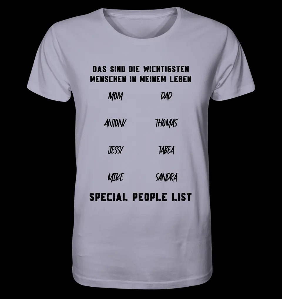 Gestalte den Text personalisierbar - Unisex Premium T-Shirt XS-5XL aus Bio-Baumwolle für Damen & Herren