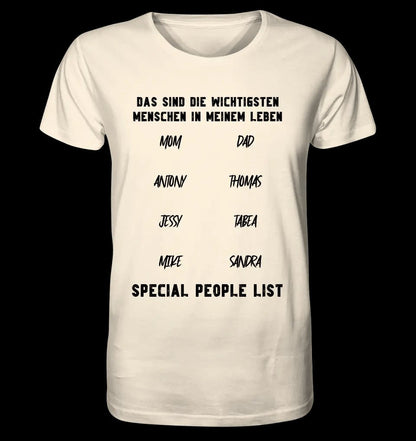 Gestalte den Text personalisierbar - Unisex Premium T-Shirt XS-5XL aus Bio-Baumwolle für Damen & Herren