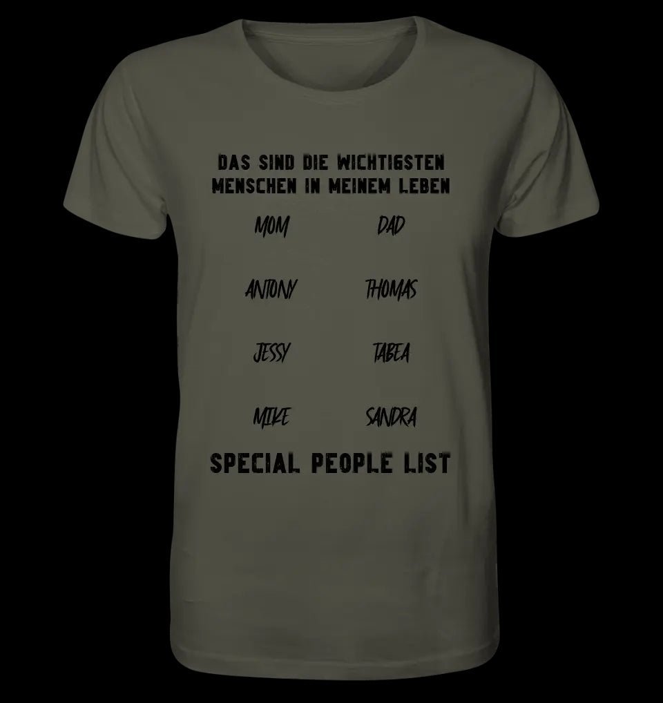 Gestalte den Text personalisierbar - Unisex Premium T-Shirt XS-5XL aus Bio-Baumwolle für Damen & Herren