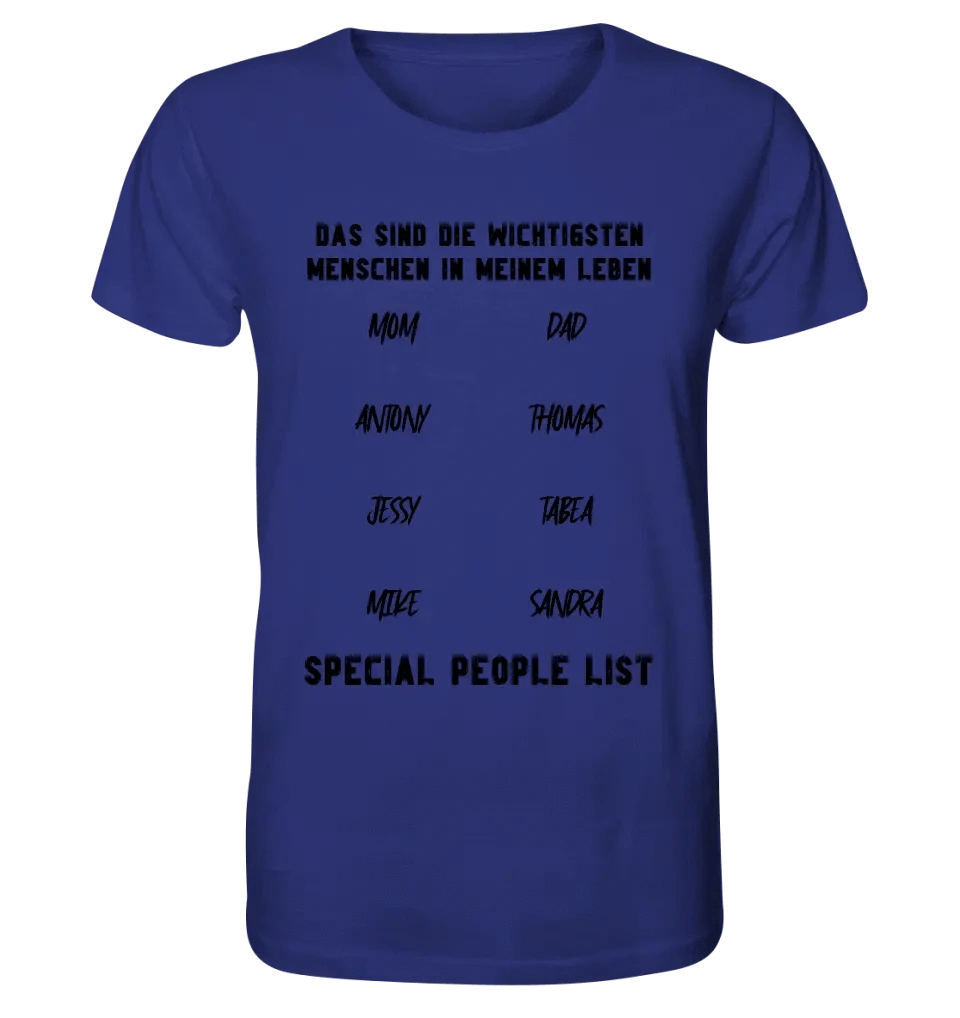 Gestalte den Text personalisierbar - Unisex Premium T-Shirt XS-5XL aus Bio-Baumwolle für Damen & Herren