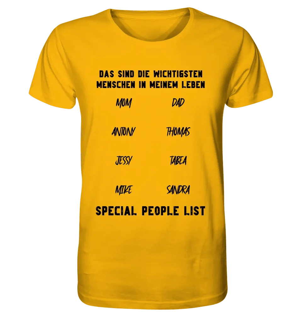 Gestalte den Text personalisierbar - Unisex Premium T-Shirt XS-5XL aus Bio-Baumwolle für Damen & Herren