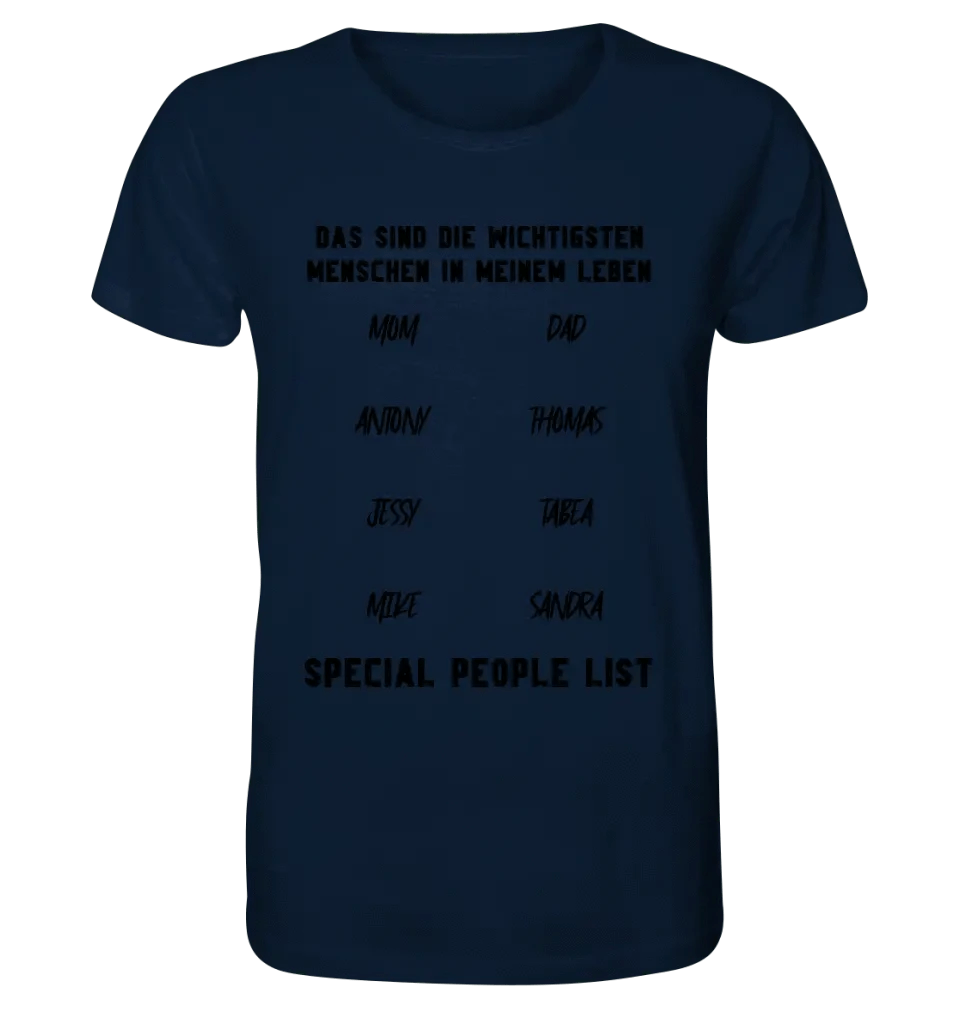 Gestalte den Text personalisierbar - Unisex Premium T-Shirt XS-5XL aus Bio-Baumwolle für Damen & Herren