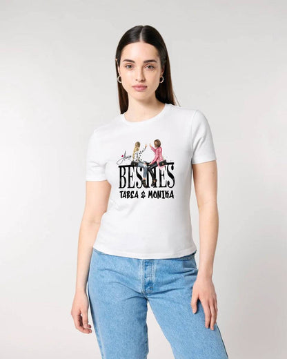 Girls on Text Besties • Ladies Premium T-Shirt XS-2XL aus Bio-Baumwolle für Damen • Exklusivdesign • personalisiert