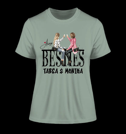 Girls on Text Besties • Ladies Premium T-Shirt XS-2XL aus Bio-Baumwolle für Damen • Exklusivdesign • personalisiert