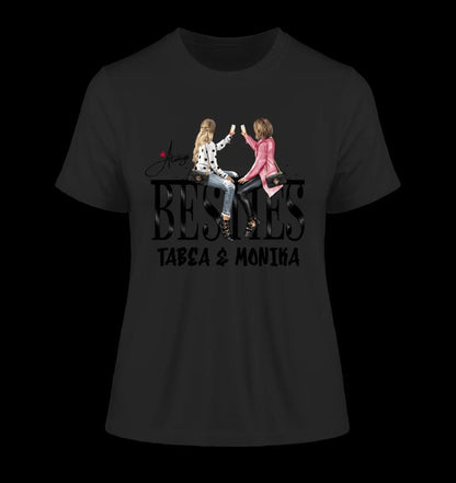 Girls on Text Besties • Ladies Premium T-Shirt XS-2XL aus Bio-Baumwolle für Damen • Exklusivdesign • personalisiert