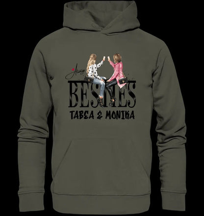 Girls on Text Besties • Unisex Premium Hoodie XS-5XL aus Bio-Baumwolle für Damen & Herren • Exklusivdesign • personalisiert