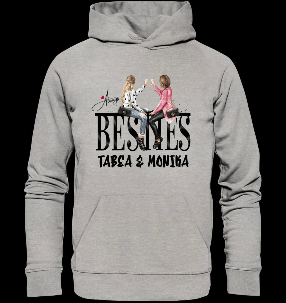 Girls on Text Besties • Unisex Premium Hoodie XS-5XL aus Bio-Baumwolle für Damen & Herren • Exklusivdesign • personalisiert