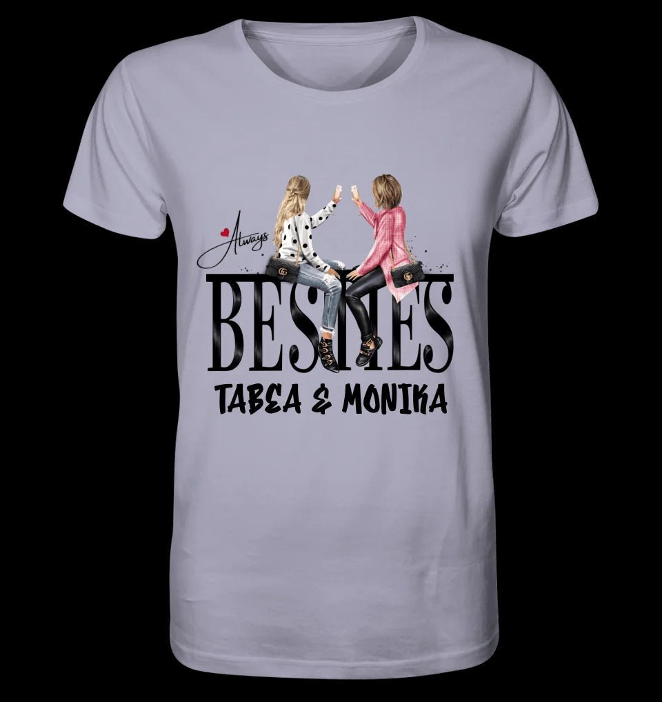 Girls on Text Besties • Unisex Premium T-Shirt XS-5XL aus Bio-Baumwolle für Damen & Herren • Exklusivdesign • personalisiert