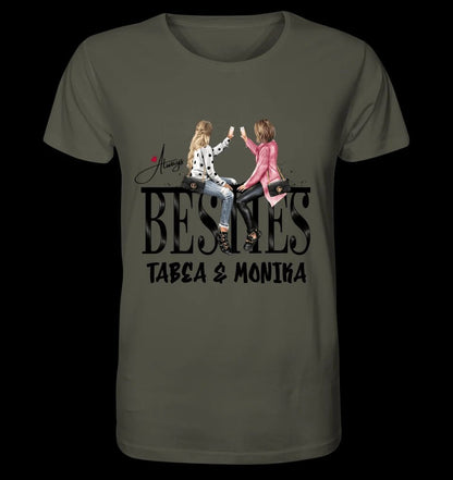 Girls on Text Besties • Unisex Premium T-Shirt XS-5XL aus Bio-Baumwolle für Damen & Herren • Exklusivdesign • personalisiert