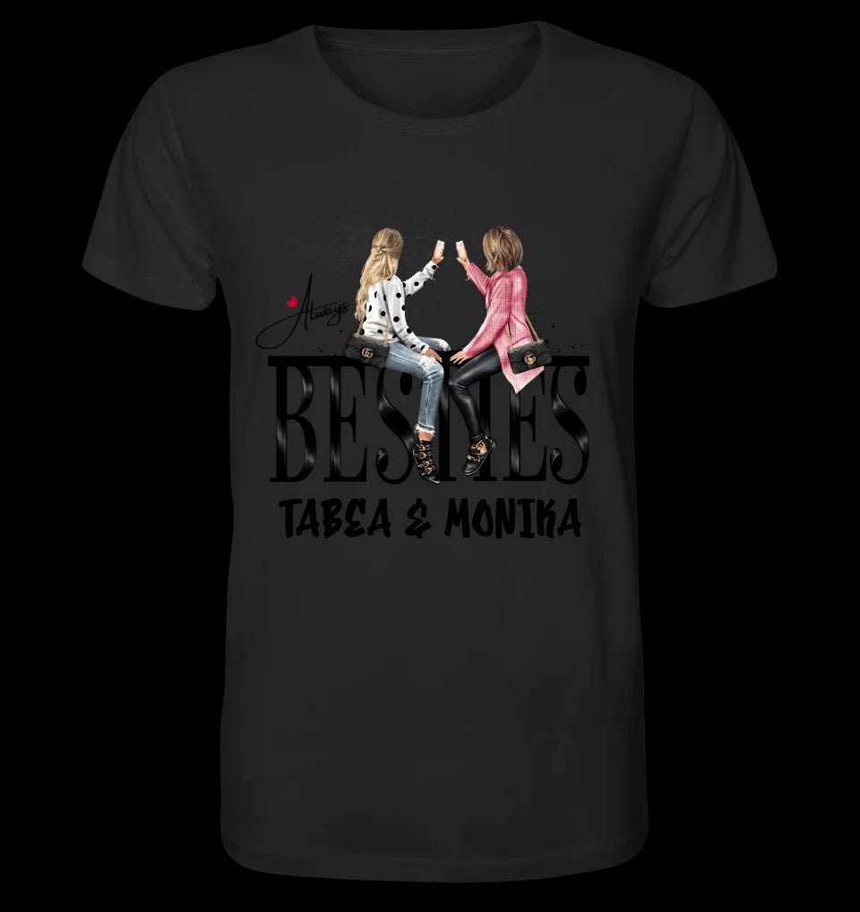 Girls on Text Besties • Unisex Premium T-Shirt XS-5XL aus Bio-Baumwolle für Damen & Herren • Exklusivdesign • personalisiert