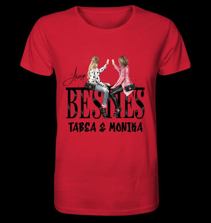 Girls on Text Besties • Unisex Premium T-Shirt XS-5XL aus Bio-Baumwolle für Damen & Herren • Exklusivdesign • personalisiert