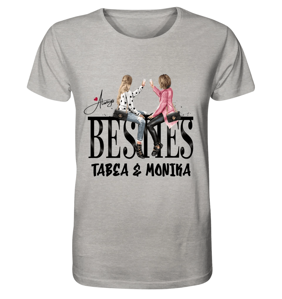 Girls on Text Besties • Unisex Premium T-Shirt XS-5XL aus Bio-Baumwolle für Damen & Herren • Exklusivdesign • personalisiert