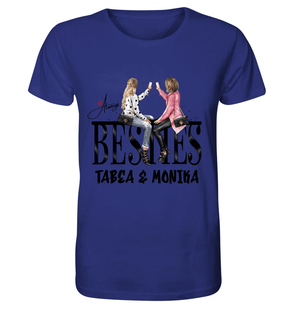 Girls on Text Besties • Unisex Premium T-Shirt XS-5XL aus Bio-Baumwolle für Damen & Herren • Exklusivdesign • personalisiert