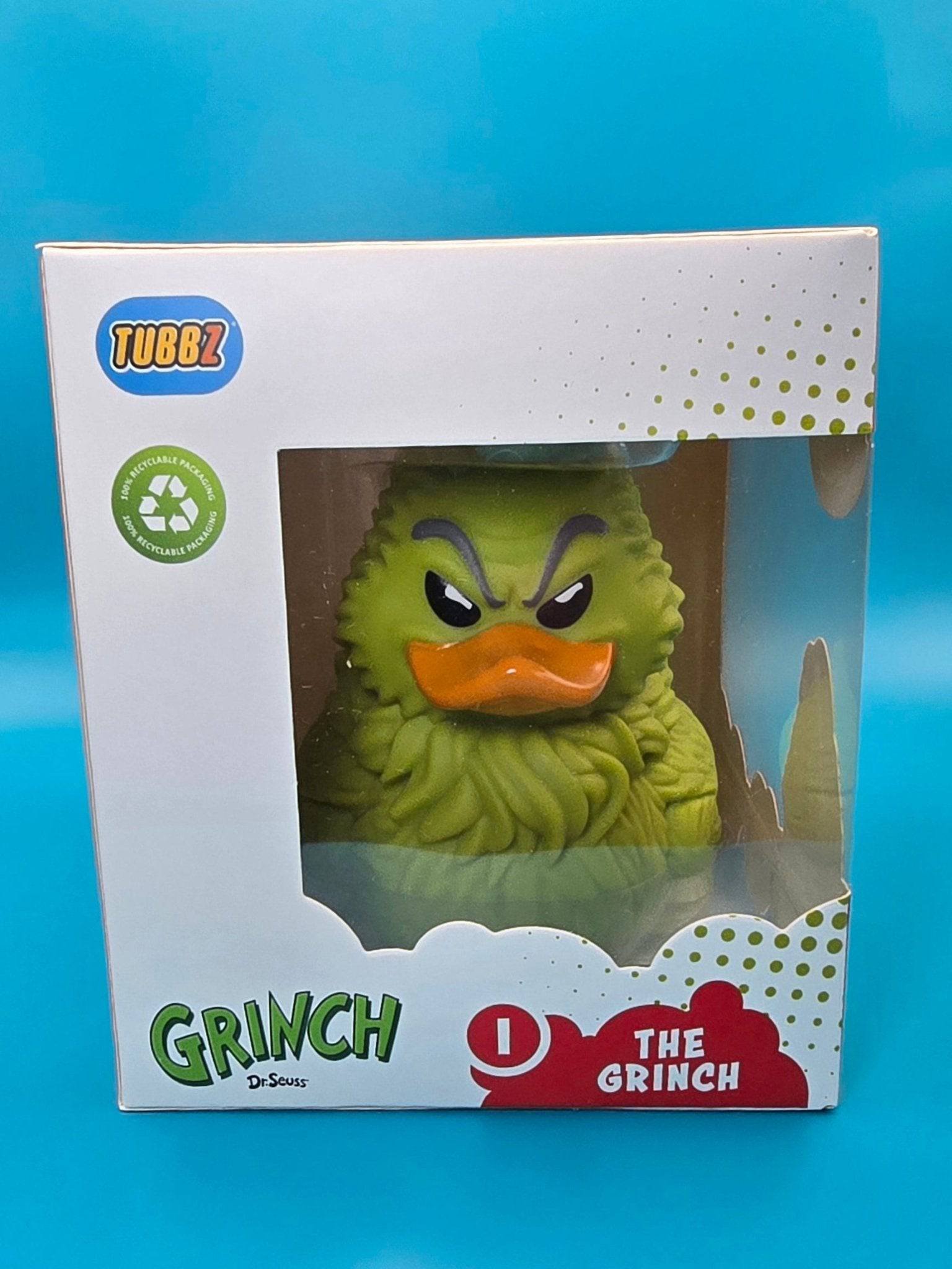 Grinch • Dr. Seuss • TUBBZ • Boxed Edition • Sammlerente • Ente • PVC • offizielles Lizenzprodukt