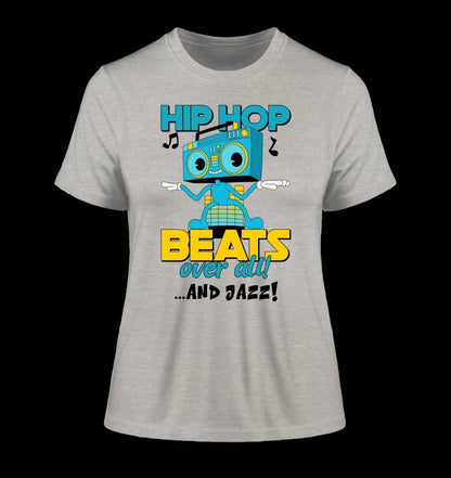 Hip Hop Beats over all • Ladies Premium T-Shirt XS-2XL aus Bio-Baumwolle für Damen • Exklusivdesign • personalisiert