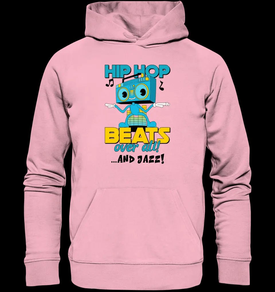 Hip Hop Beats over all • Unisex Premium Hoodie XS-5XL aus Bio-Baumwolle für Damen & Herren • Exklusivdesign • personalisiert