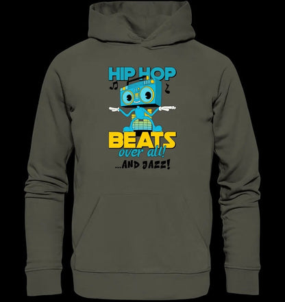 Hip Hop Beats over all • Unisex Premium Hoodie XS-5XL aus Bio-Baumwolle für Damen & Herren • Exklusivdesign • personalisiert