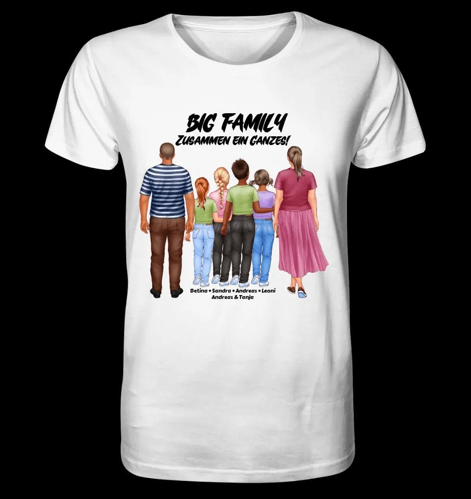 Huge Familien-Designer mit 0-4 Kindern • Unisex Premium T-Shirt XS-5XL aus Bio-Baumwolle für Damen & Herren