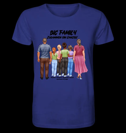 Huge Familien-Designer mit 0-4 Kindern • Unisex Premium T-Shirt XS-5XL aus Bio-Baumwolle für Damen & Herren