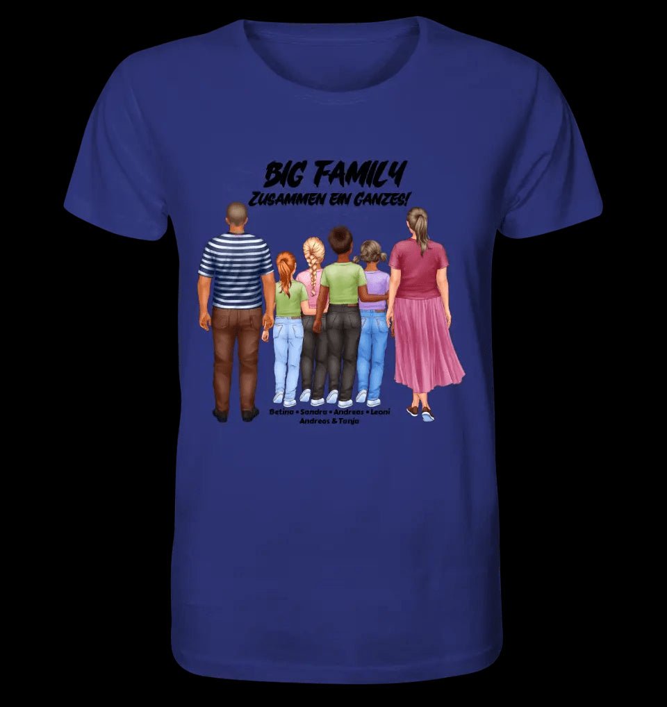 Huge Familien-Designer mit 0-4 Kindern • Unisex Premium T-Shirt XS-5XL aus Bio-Baumwolle für Damen & Herren