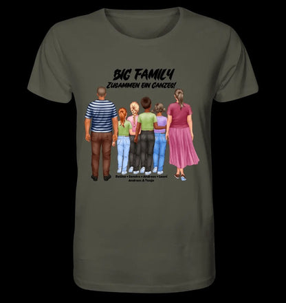 Huge Familien-Designer mit 0-4 Kindern • Unisex Premium T-Shirt XS-5XL aus Bio-Baumwolle für Damen & Herren