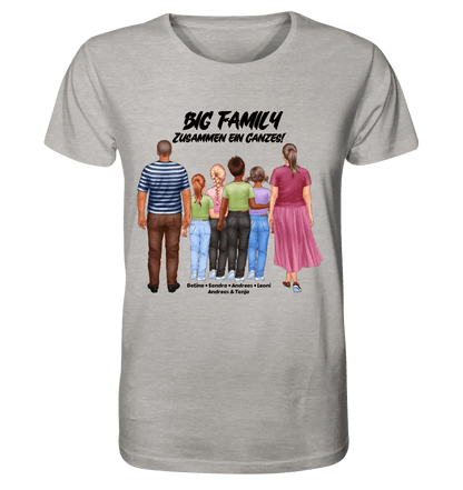 Huge Familien-Designer mit 0-4 Kindern • Unisex Premium T-Shirt XS-5XL aus Bio-Baumwolle für Damen & Herren