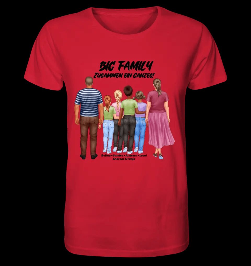 Huge Familien-Designer mit 0-4 Kindern • Unisex Premium T-Shirt XS-5XL aus Bio-Baumwolle für Damen & Herren