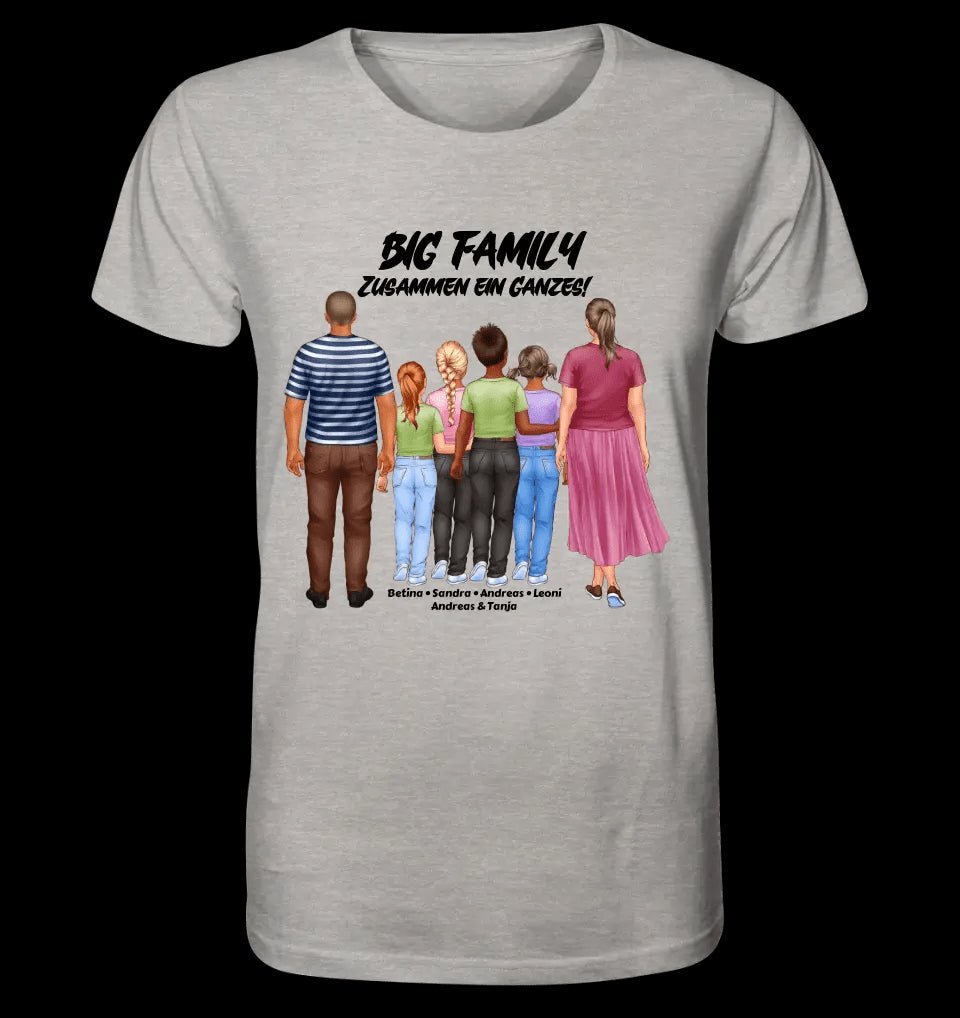 Huge Familien-Designer mit 0-4 Kindern • Unisex Premium T-Shirt XS-5XL aus Bio-Baumwolle für Damen & Herren