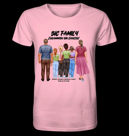 Huge Familien-Designer mit 0-4 Kindern • Unisex Premium T-Shirt XS-5XL aus Bio-Baumwolle für Damen & Herren