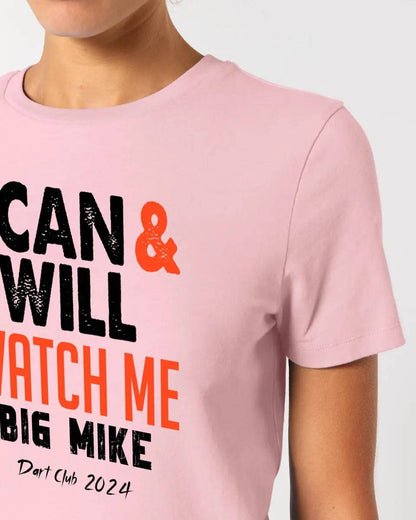 I CAN & I WILL • Ladies Premium T-Shirt XS-2XL aus Bio-Baumwolle für Damen • Exklusivdesign • personalisiert