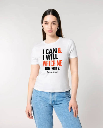 I CAN & I WILL • Ladies Premium T-Shirt XS-2XL aus Bio-Baumwolle für Damen • Exklusivdesign • personalisiert