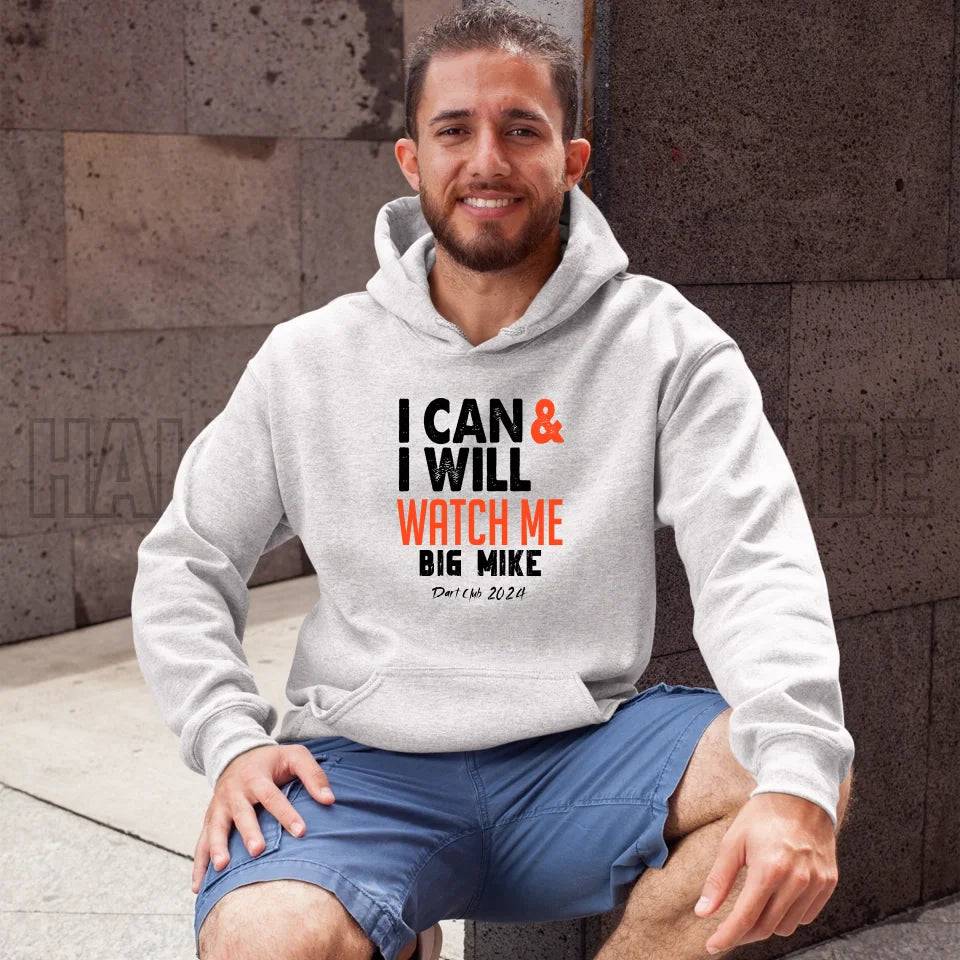 I CAN & I WILL • Unisex Premium Hoodie XS-5XL aus Bio-Baumwolle für Damen & Herren • Exklusivdesign • personalisiert