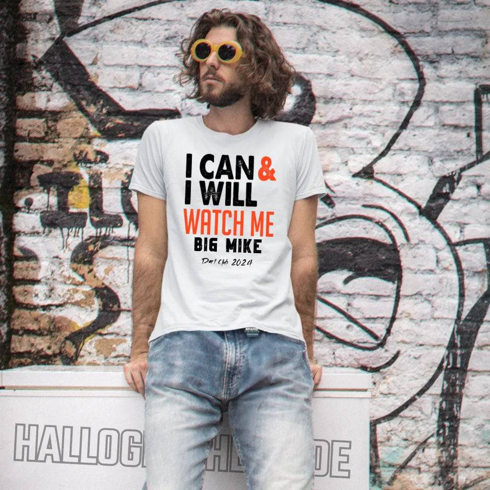 I CAN & I WILL • Unisex Premium T-Shirt XS-5XL aus Bio-Baumwolle für Damen & Herren • Exklusivdesign • personalisiert