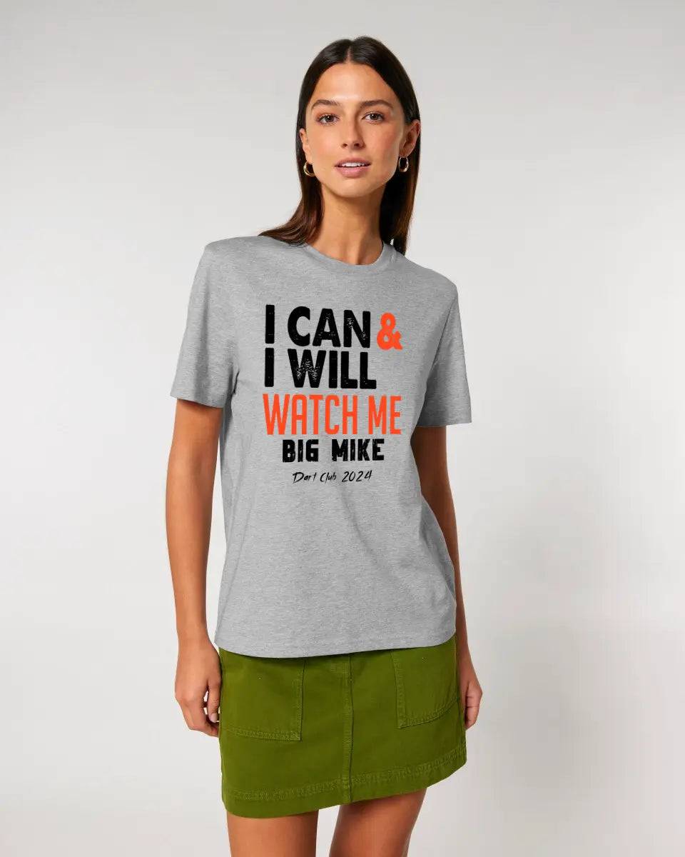 I CAN & I WILL • Unisex Premium T-Shirt XS-5XL aus Bio-Baumwolle für Damen & Herren • Exklusivdesign • personalisiert