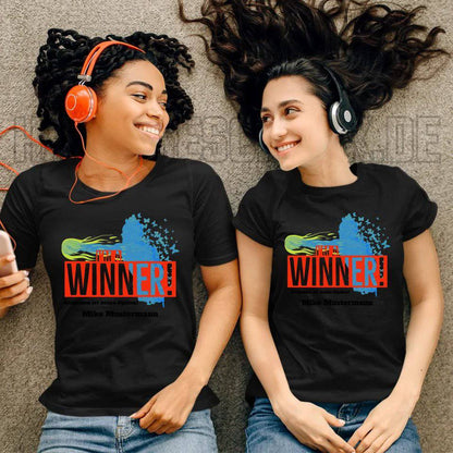 I´M A WINNER • Ladies Premium T-Shirt XS-2XL aus Bio-Baumwolle für Damen • Exklusivdesign • personalisiert